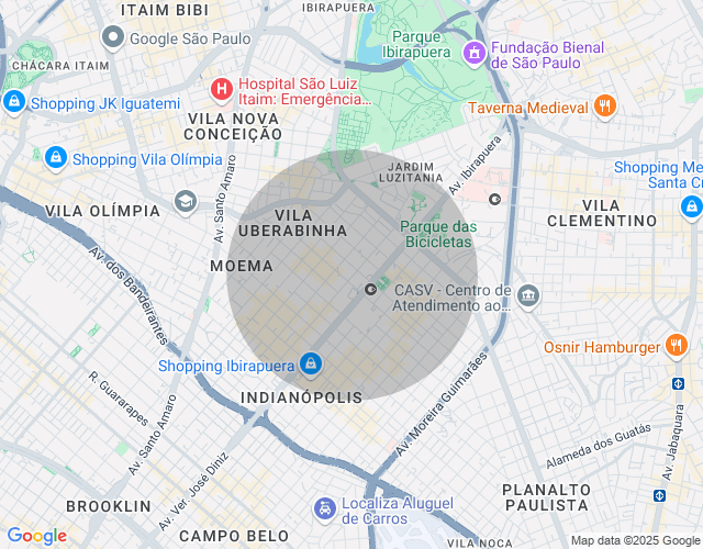 Imóvel no mapa