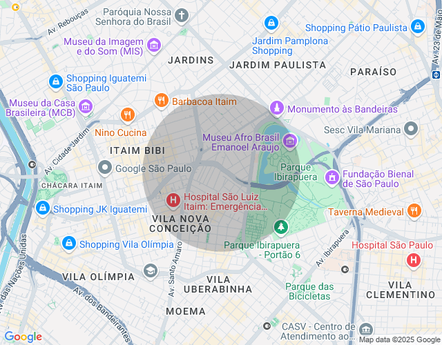 Imóvel no mapa