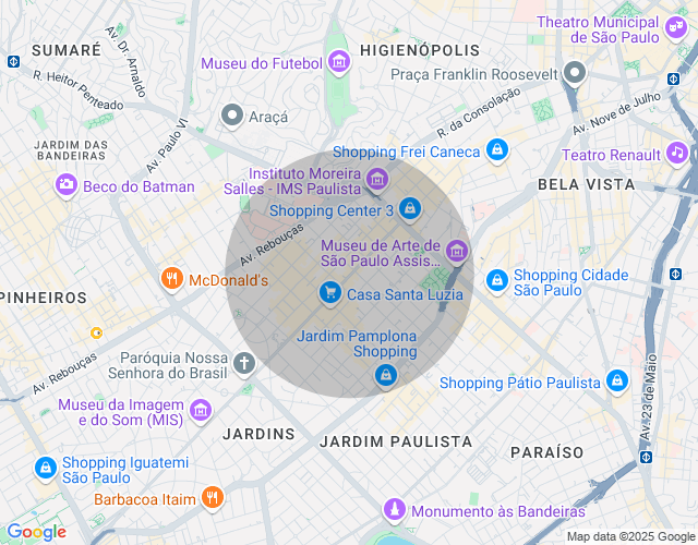 Imóvel no mapa