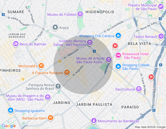 Imóvel no mapa
