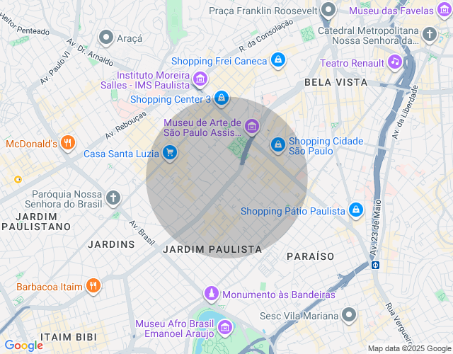 Imóvel no mapa
