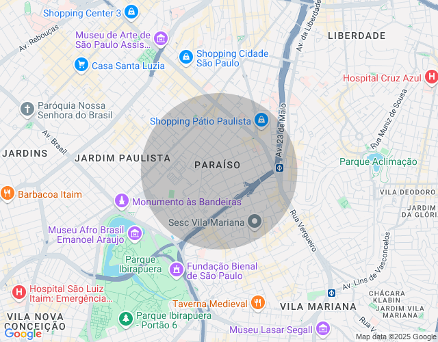 Imóvel no mapa