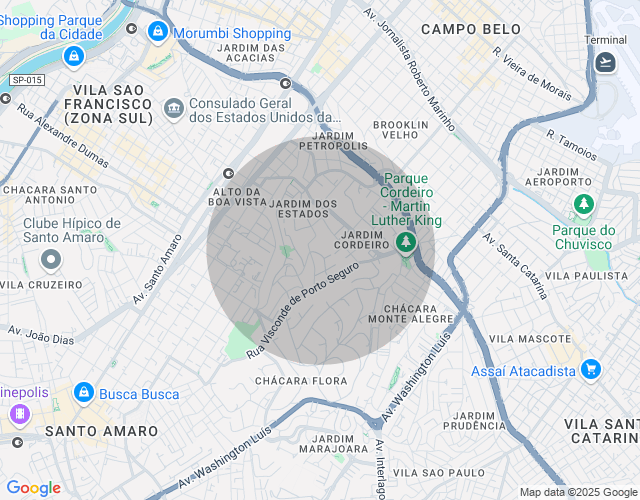 Imóvel no mapa