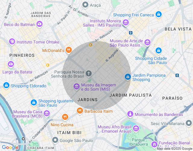 Imóvel no mapa