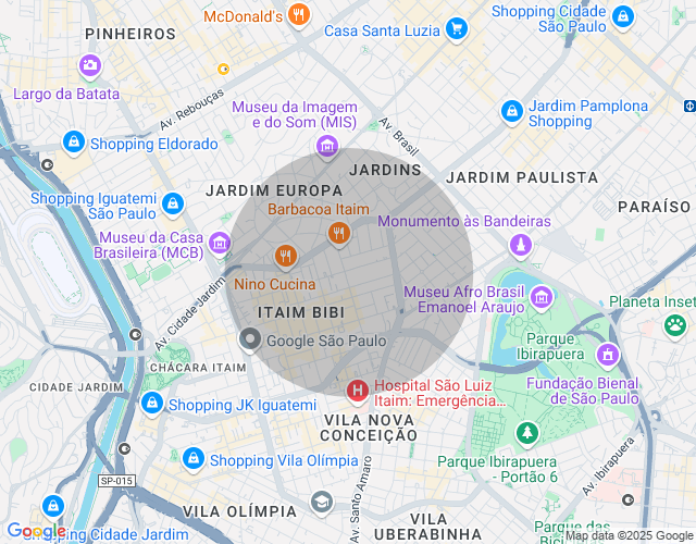 Imóvel no mapa