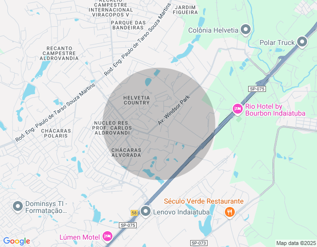 Imóvel no mapa