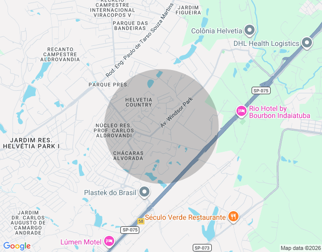 Imóvel no mapa