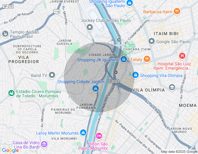 Imóvel no mapa