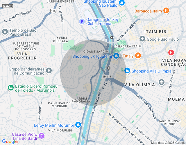 Imóvel no mapa