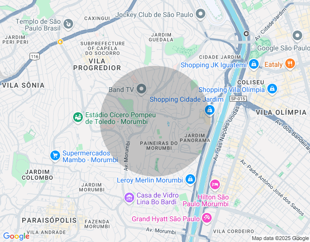 Imóvel no mapa