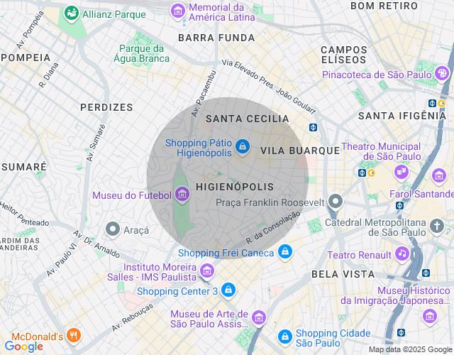 Imóvel no mapa