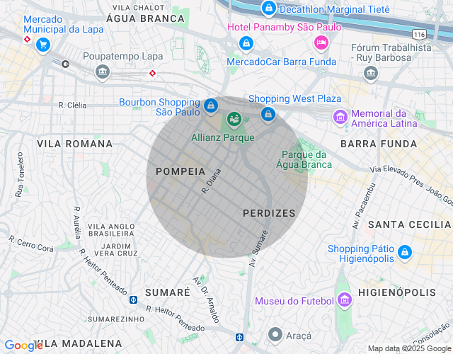 Imóvel no mapa