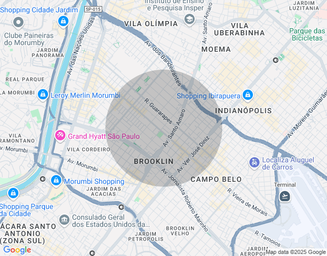Imóvel no mapa