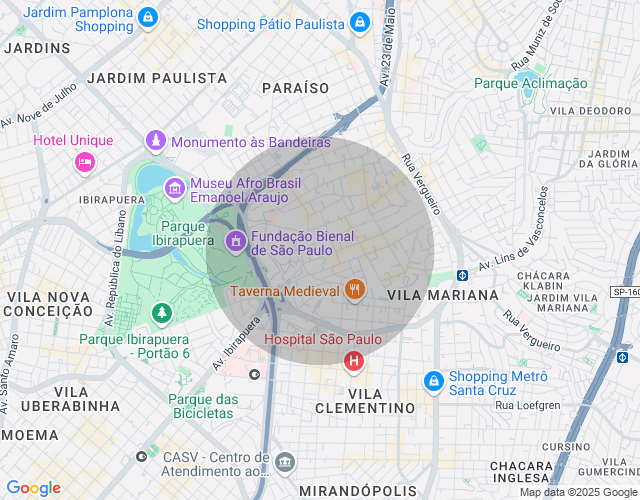 Imóvel no mapa