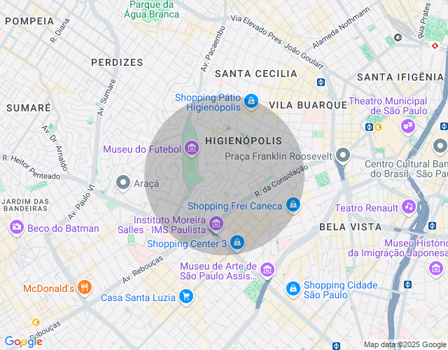 Imóvel no mapa