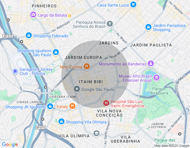Imóvel no mapa