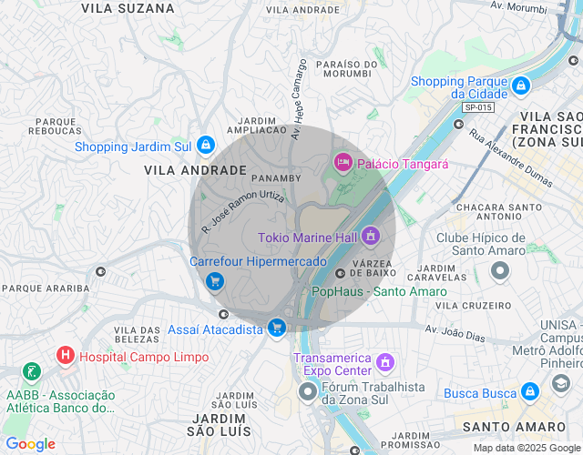 Imóvel no mapa