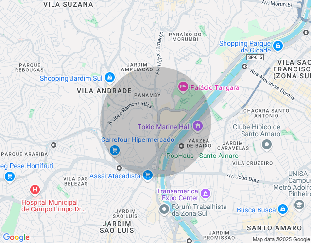 Imóvel no mapa