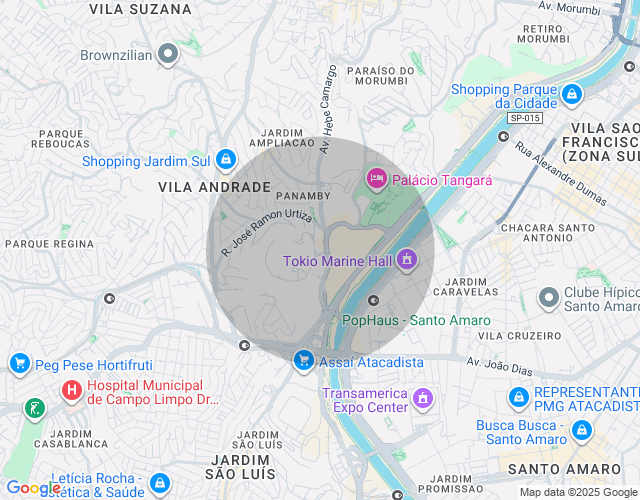 Imóvel no mapa