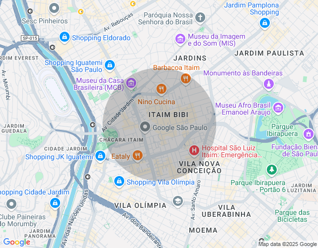 Imóvel no mapa