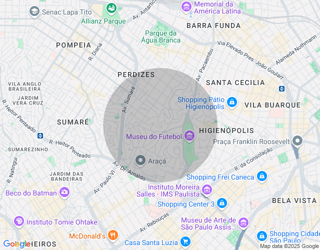 Imóvel no mapa