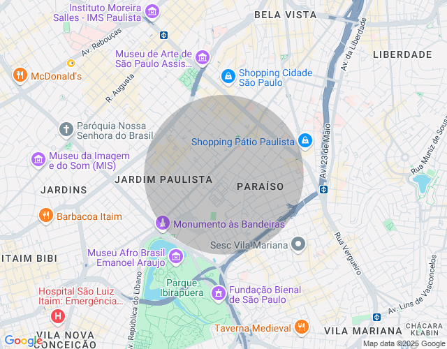 Imóvel no mapa