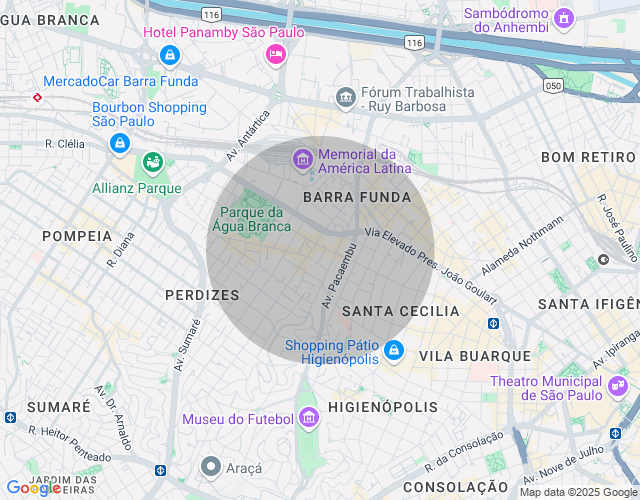 Imóvel no mapa