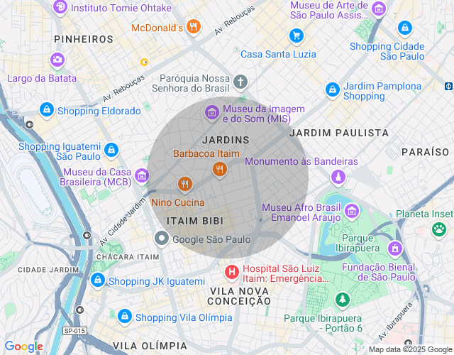Imóvel no mapa