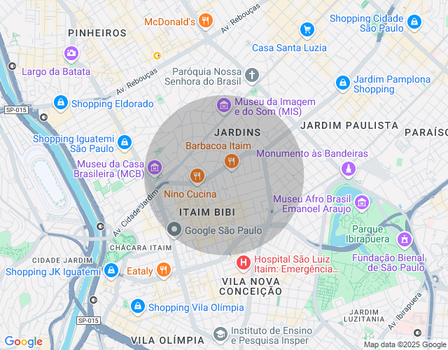 Imóvel no mapa