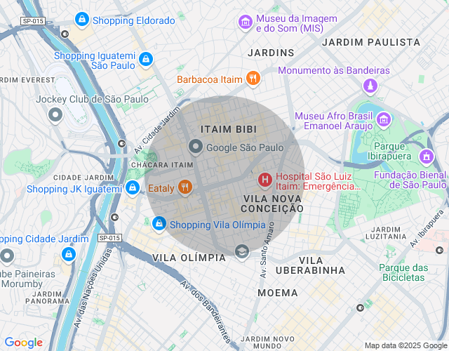 Imóvel no mapa