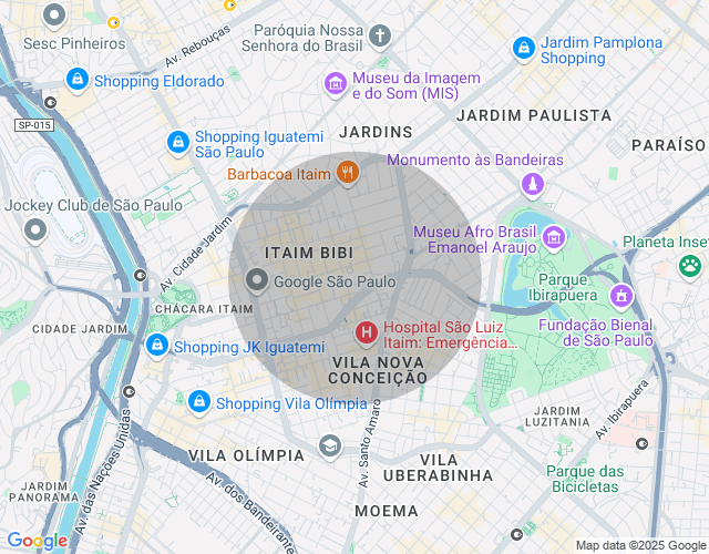 Imóvel no mapa