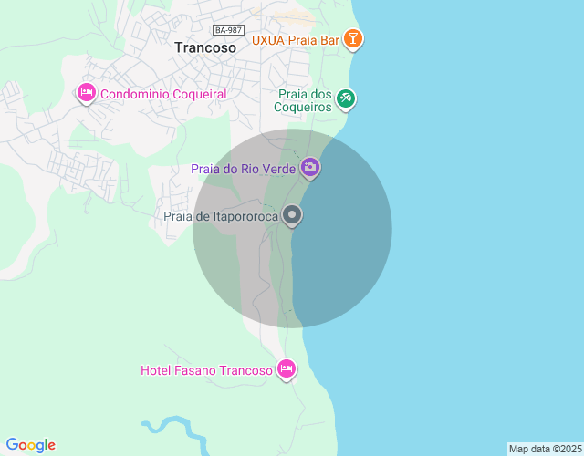 Imóvel no mapa