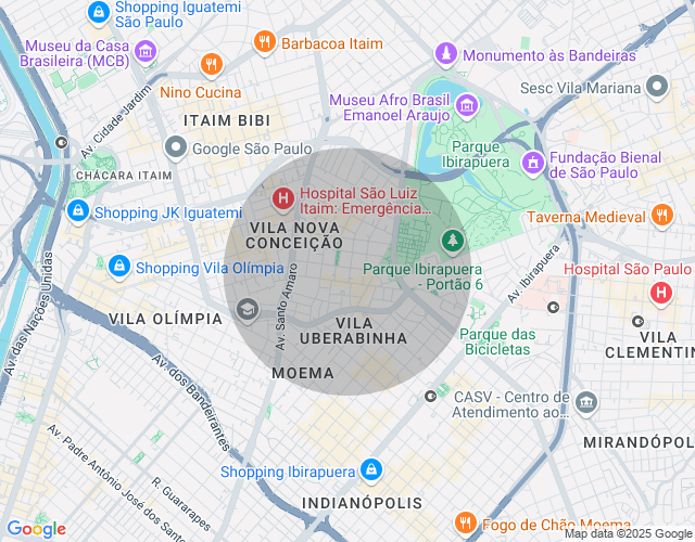 Imóvel no mapa