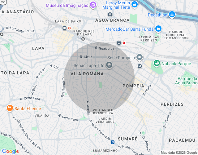 Imóvel no mapa
