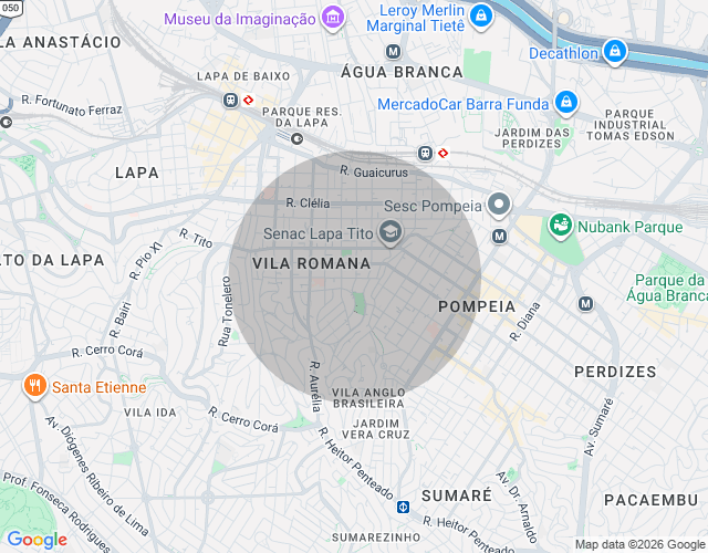 Imóvel no mapa