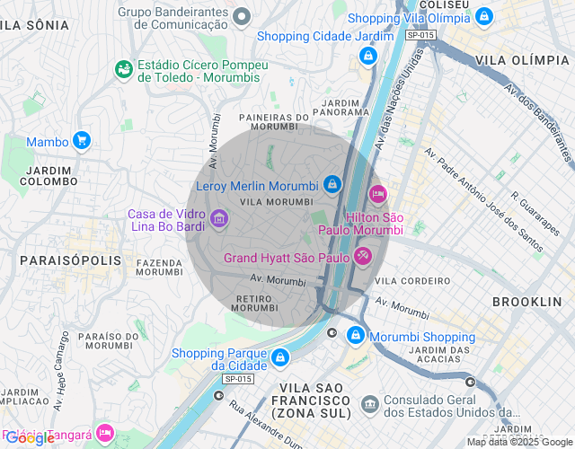 Imóvel no mapa