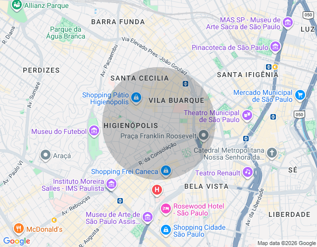 Imóvel no mapa