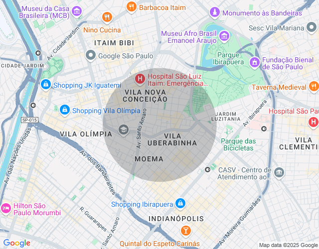 Imóvel no mapa