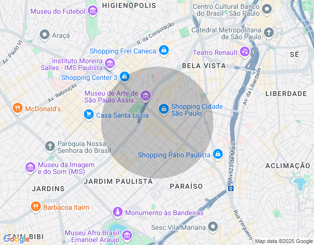 Imóvel no mapa