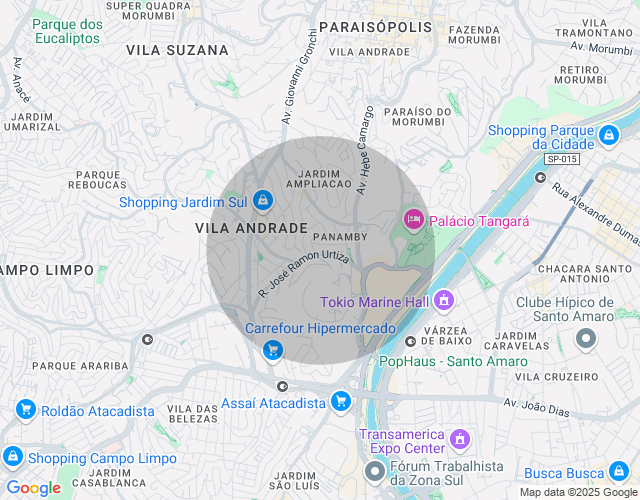Imóvel no mapa