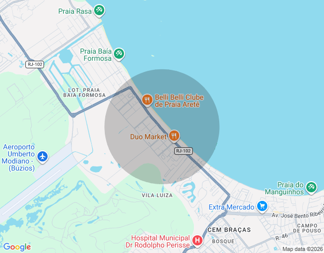Imóvel no mapa