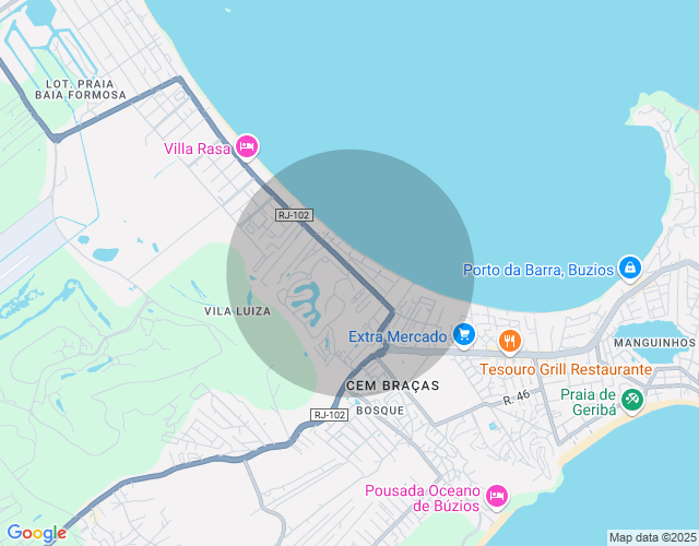 Imóvel no mapa