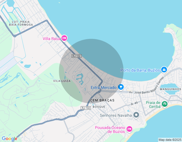 Imóvel no mapa