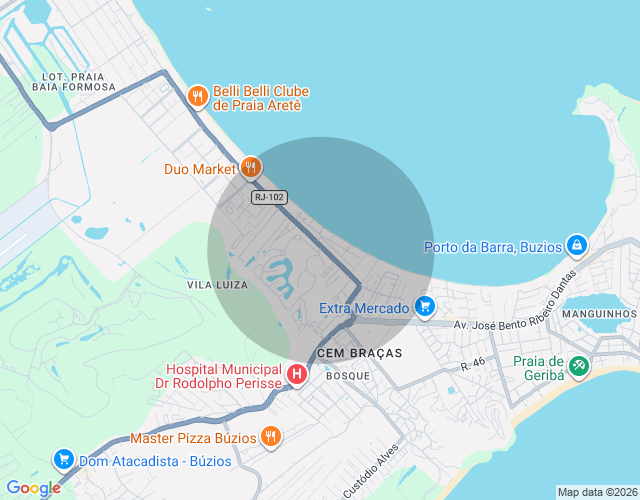 Imóvel no mapa