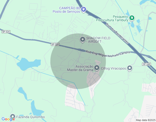 Imóvel no mapa