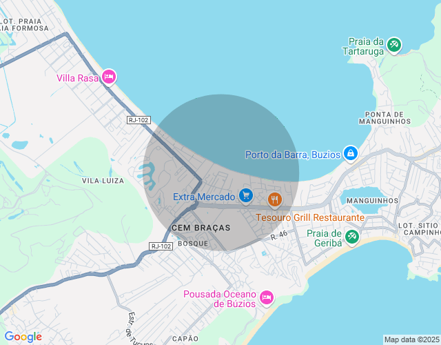 Imóvel no mapa