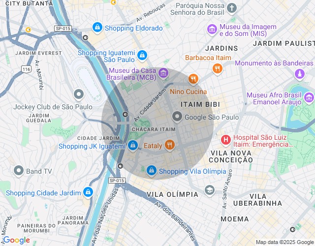 Imóvel no mapa