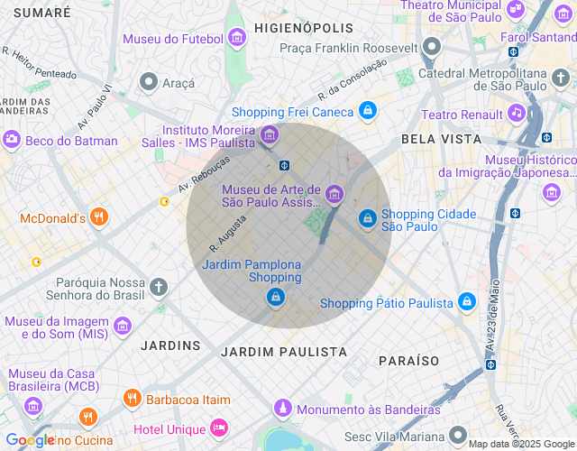 Imóvel no mapa