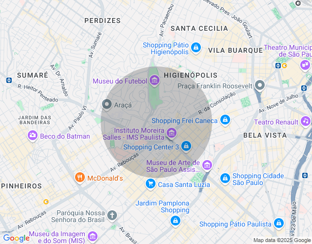 Imóvel no mapa