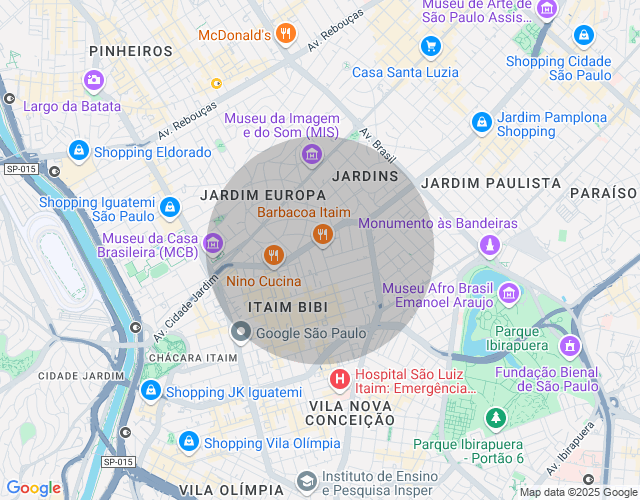 Imóvel no mapa